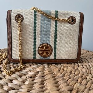 Tory Burch Carson stripe convertible shoulder bag